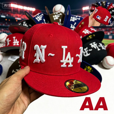 สินค้ามาใหม่ RED-AA Quality All-Around Baseball Cap, Non-Adjustable New Era BORN X RAISED LA FITTED 