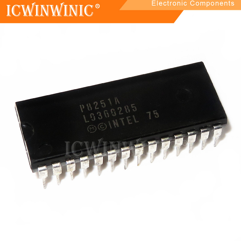 5 ชิ้น P8251A P8251 DIP-28 วงจรรวม IC