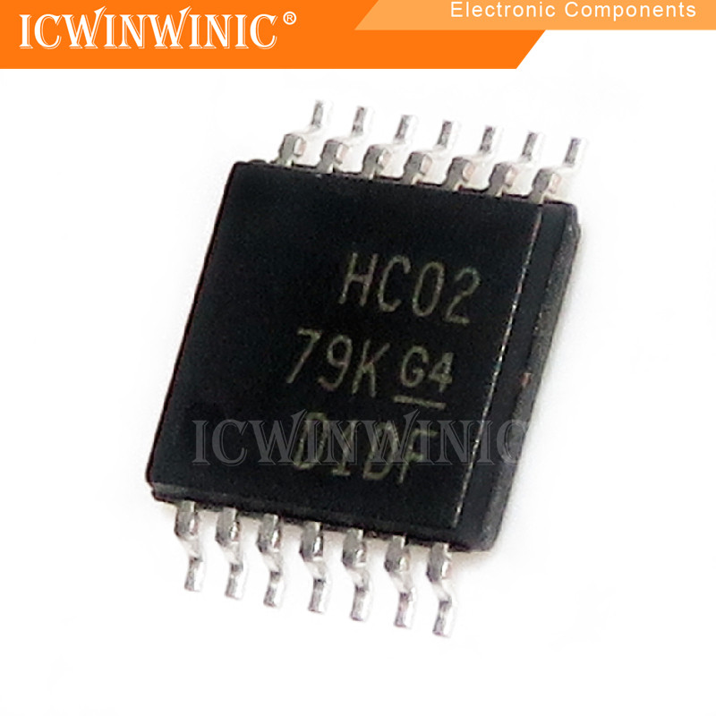 5 ชิ้น SN74HC02PWR SN74HC02 HC02 TSSOP-14 วงจรรวม IC