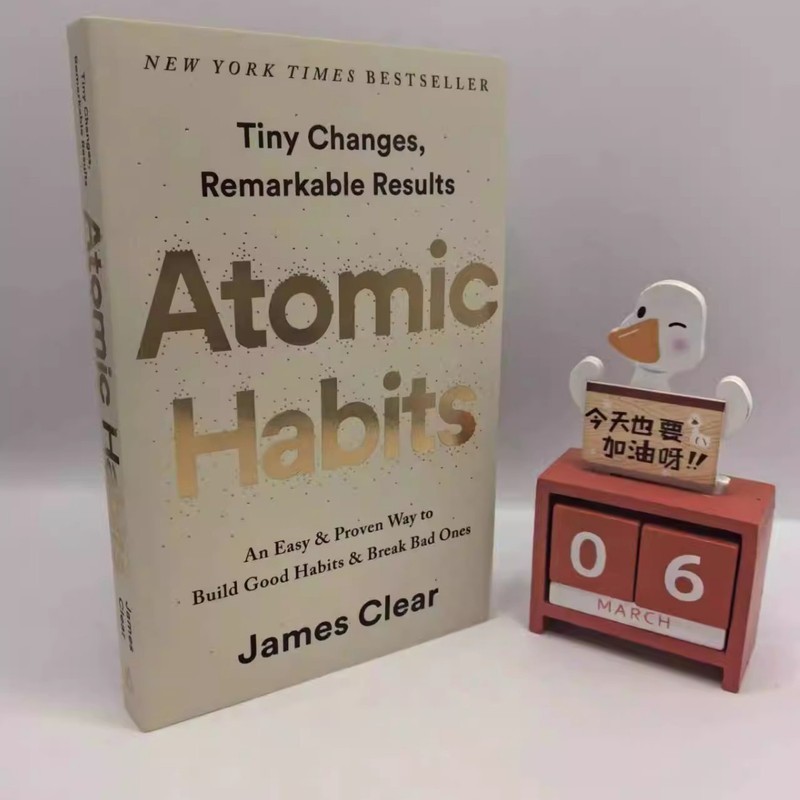 พร้อมส่ง Atomic Habits Establish Good Habits เวอร์ชันภาษาอังกฤษ Atomic Habits Gilding Version2656070