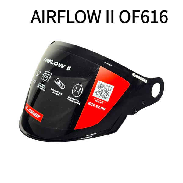 กระบังหน้าสําหรับ LS2 - AIRFLOW II OF616 GHLC