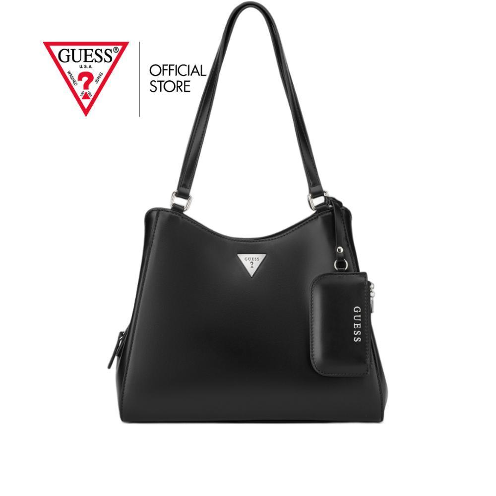 GUESS กระเป๋า รุ่น LE216707 ELSA SATCHEL สีดำ