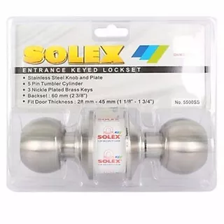 ลูกบิดSOLEX ลูกบิดประตู SOLEX ฝาจานเล็ก รุ่น 5500