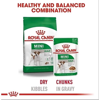 ROYAL CANIN MINI ADULT อาหารสุนัขโตแบบเปียก 12ซอง