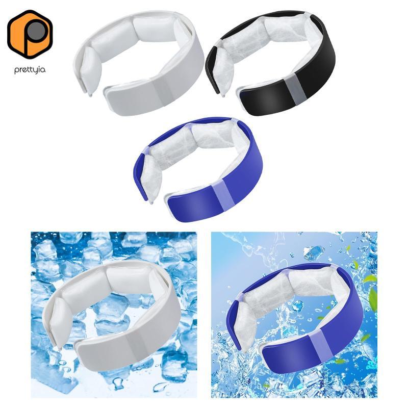 Prettyia คอ Cooling แหวนสบาย Unisex Ice Collar Reusable PCM Wrap สําหรับเดินทางกีฬากลางแจ้ง