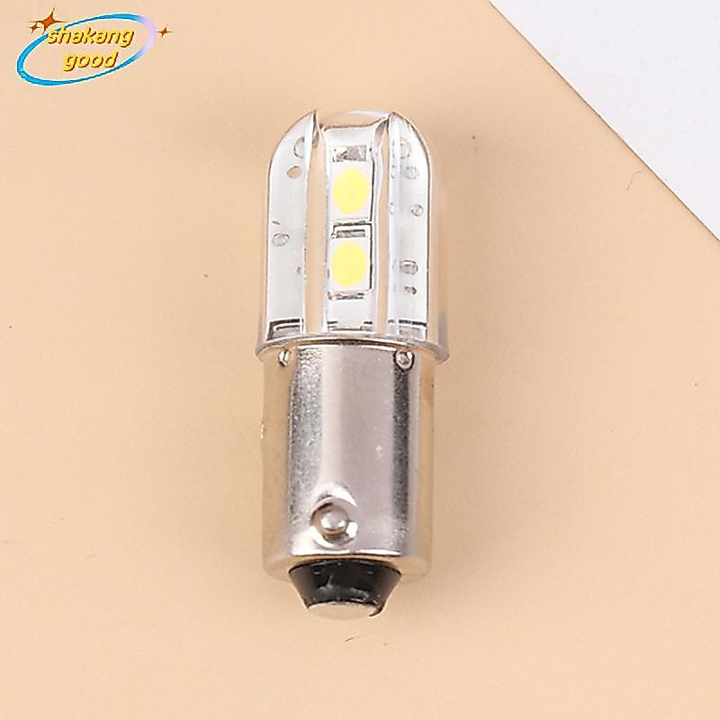 SKTH BA9S หลอด LED 6V อัพเกรดหลอด 4LED โคมสําหรับไฟฉายไฟหน้ามอเตอร์จักรยานเครื่องมือหลอดไฟ LED SKK