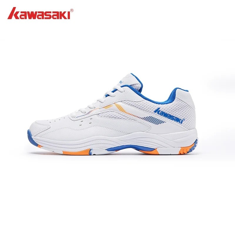 WEKawasaki ยี่ห้อรองเท้าผ้าใบกีฬารองเท้าผู้ชายผู้หญิงทนทาน Stable รองเท้าแบดมินตันปิงปอง K1B51-B3324