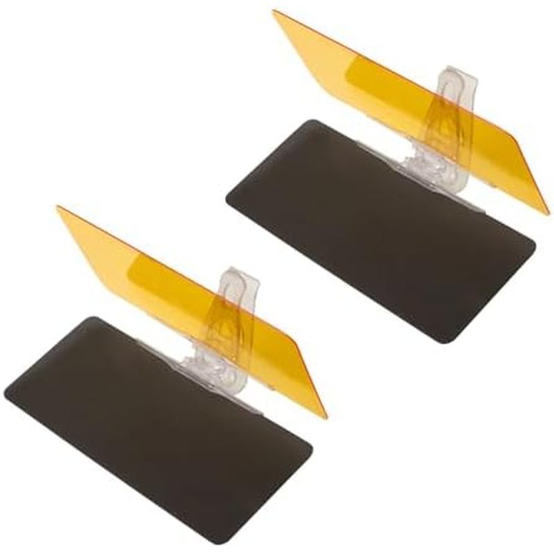ZIMISI 2PCS Car Sun Visor Extender, 2 in 1 HD Day and Night Anti-Glare Goggles for Safe Driving,ปรับ