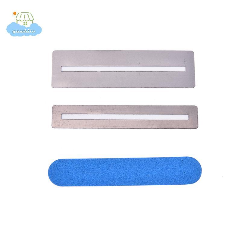 [LI] Guitar fret Repairing Tool Set Stainless Steel Protector shims & Sanding Polish IE
