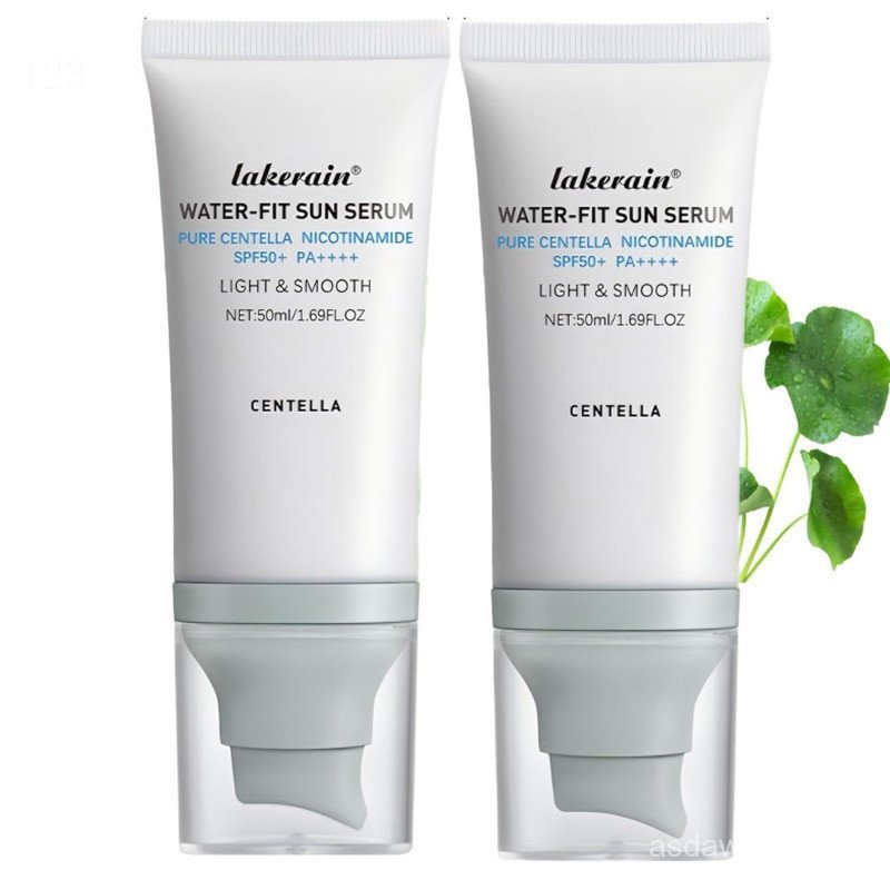 2 ชิ้น Centella Sunscreen SPF 50, Centella Water-Fit Sun Serum, การป้องกันยาวนาน, การบํารุงผิวและป้อ