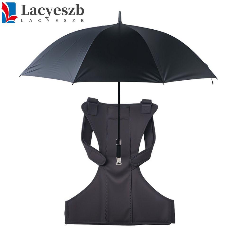 LACYESZB สายรัดร่มกระเป๋าเป้สะพายหลัง, สวมใส่ร่างกายติดตั้งร่มตกปลาไหล่เสื้อกั๊ก, สวมใส่ง่ายปรับน้ําหนักเบาทนทานสายรัดหลังร่มกรอบท่องเที่ยวกลางแจ้ง
