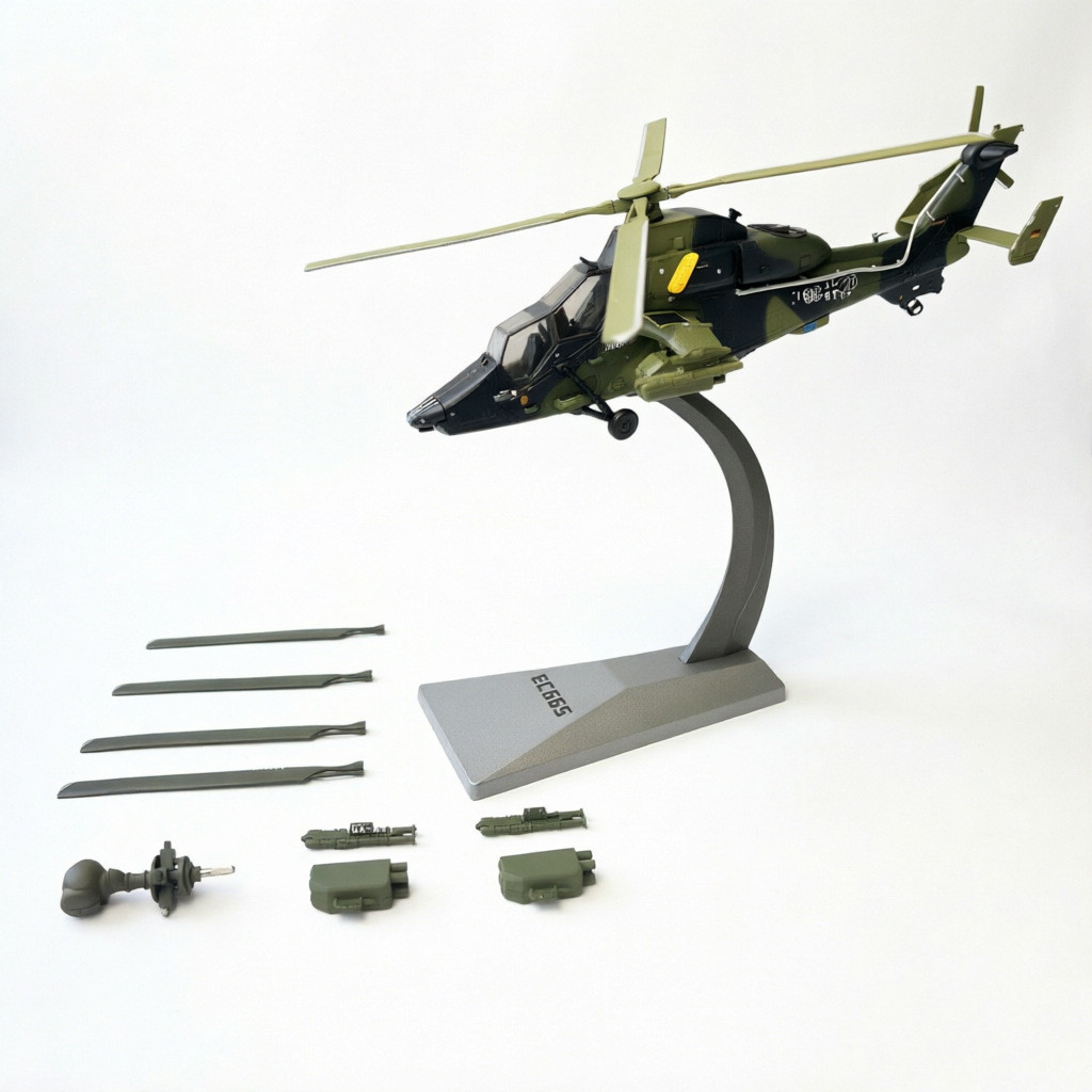 AF1 1/72 เยอรมนี EC665 Tiger Helicopter UHT เฮลิคอปเตอร์อาวุธผลิตภัณฑ์สําเร็จรูปเครื่องบินตกแต่งโมเด