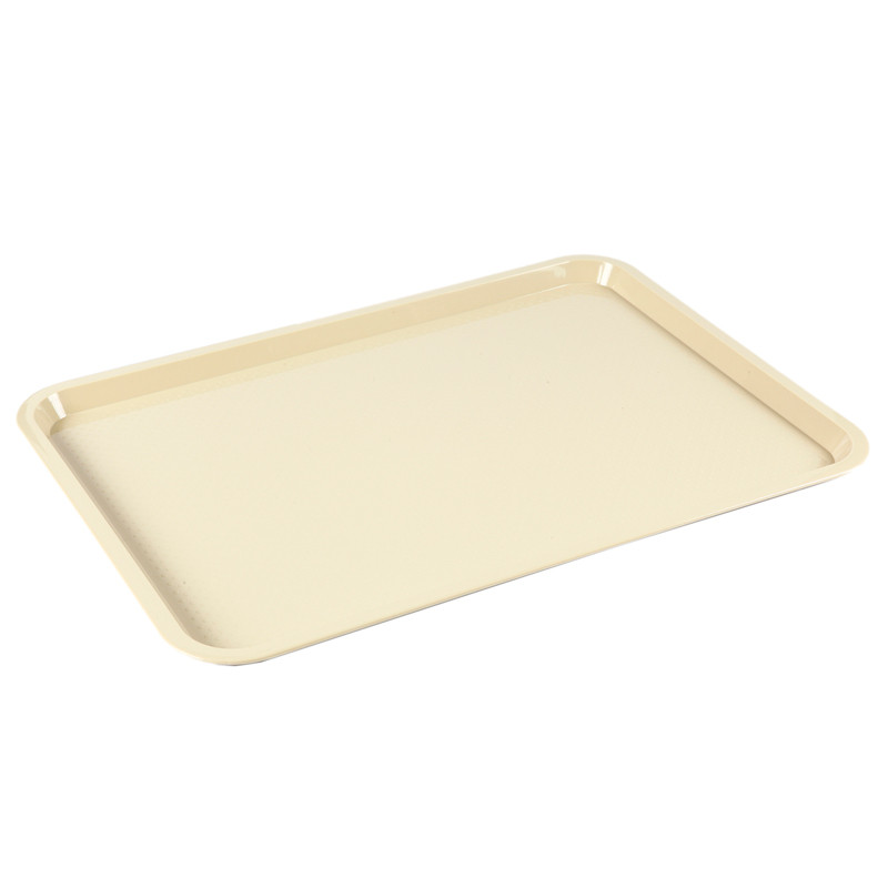 BASKET ถาดเหลี่ยม No.486 สีเบจ