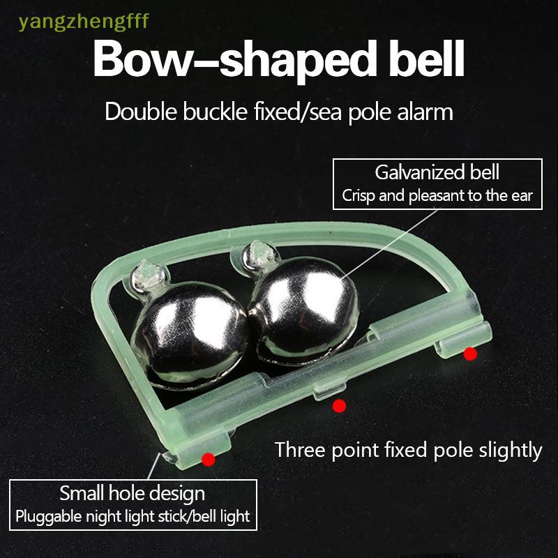 [yangzhengfff] Bell Fishing Anti-Fall Sea Pole โยน Rod Night Light Induction Night Fishing Rod อุปกร