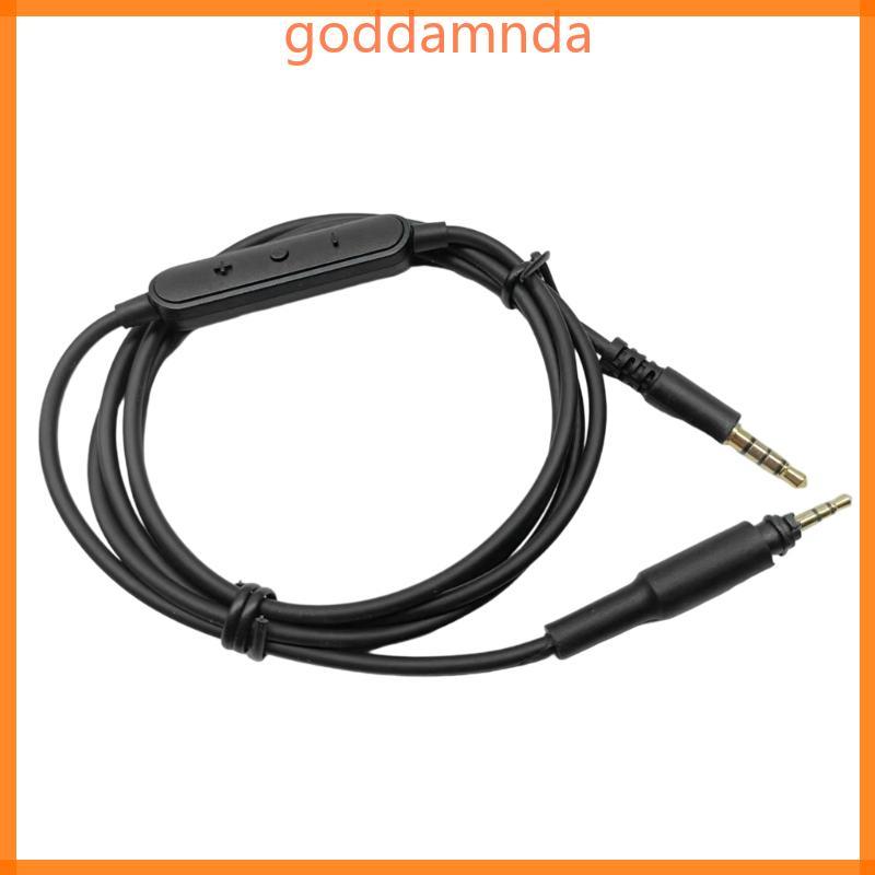 GODD เสริมสายชุดหูฟังคุณภาพเสียงพร้อมไมโครโฟนสําหรับหูฟัง SRH440A SRH840A