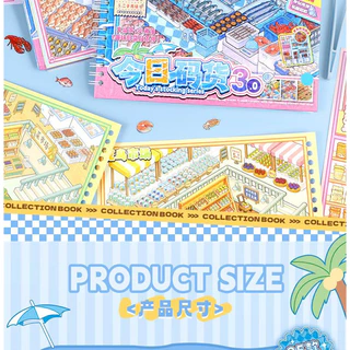 43 ชิ้น [ชุดถุงน่อง]สติ๊กเกอร์ภูมิทัศน์ Seafood Market เครื่องแต่งกาย Bazaar ดอกไม้ Bird Mart Journal เครื่องเขียนตกแต่ง