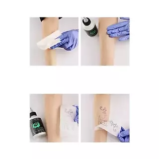 น้ำยาลอกลาย Stencil มี2ขนาด 4และ8 ออนซ์ ใช้ลอกลายสัก ติดดี ติดทน