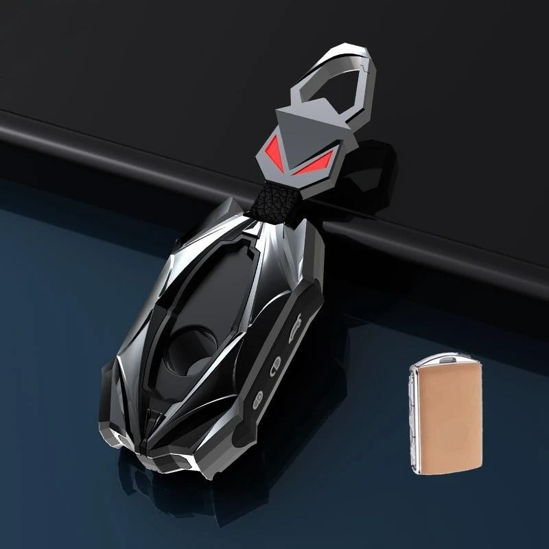 รถโลหะสําหรับ Volvo XC40 XC60 S90 XC90 V90 2017 2018 2019 T5 T6 T8 สมาร์ท FOB Key ป้องกันอุปกรณ์ตกแต