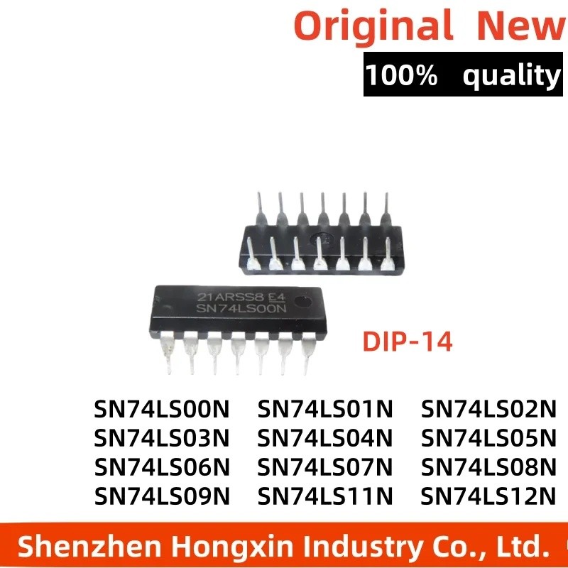 5PCS SN74LS00N SN74LS02N SN74LS01N SN74LS03N SN74LS04N SN74LS05N SN74LS06N SN74LS07N SN74LS11N SN74L