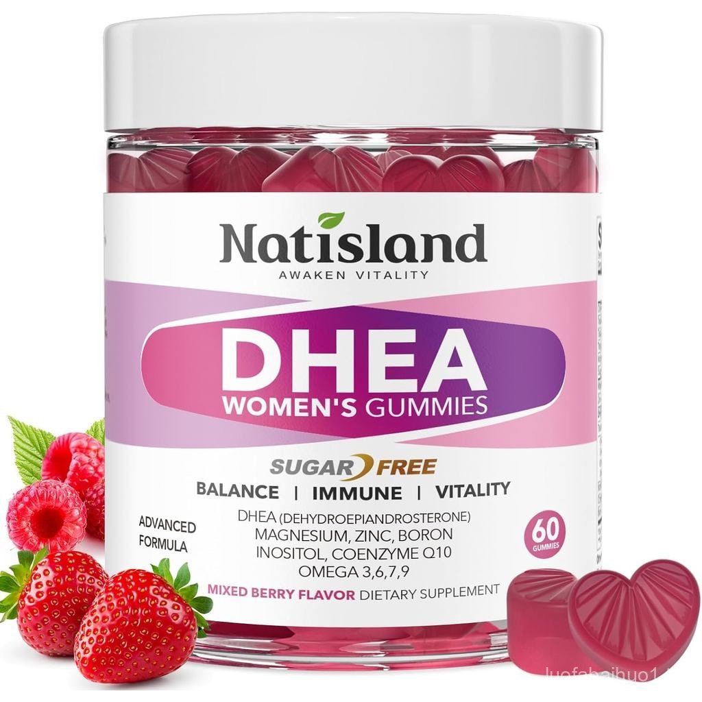DHEA สําหรับผู้หญิง DHEA 50 มก.พร้อม Omega3 Magnesium & Antioxidant Blend พอร์ต Balance Healthy Agin