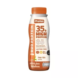 โปรเท็น นมโปรตีนสูง35กรัมรสชาไทย Proten High Protein 35g Thai Tea 350ml.