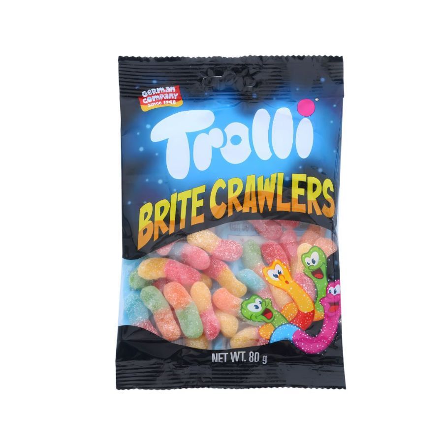 ทรอลลิ เยลลี่บริตคลอเลอร์ Trolli Britecrawlers Jelly 80g.