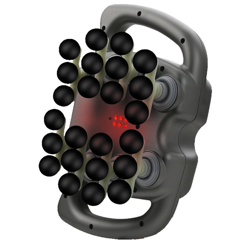 16-Head Fascia Gun Multi-Head Massager เอวกลับกล้ามเนื้อผ่อนคลายลึก Sixteen-Head Massager Unisex Uni