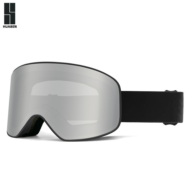 แว่นตาสกี Anti-Fog คอลัมน์พื้นผิวแม่เหล็กชายหญิงผู้ใหญ่ Universal กีฬากลางแจ้ง Mountaineering Snow D