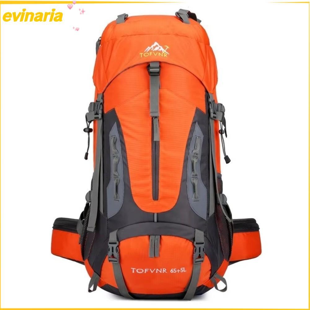 EVINARIA Camping กระเป๋าเป้สะพายหลัง,ขนาดใหญ่สายรัดไหล่กระเป๋าเดินทาง,ทนทาน 70 L กระเป๋ากีฬาแพ็คออกแ