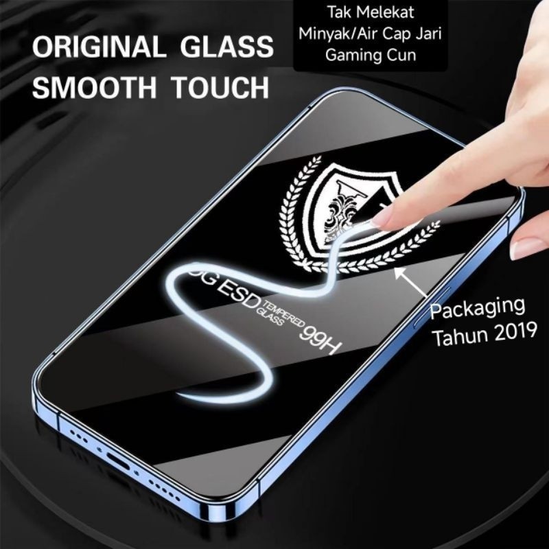 99H กระจกนิรภัยระดับพรีเมียม ESD OG Oren Glass สําหรับ Vivo Y11 Y11D 4G 5G Y11S