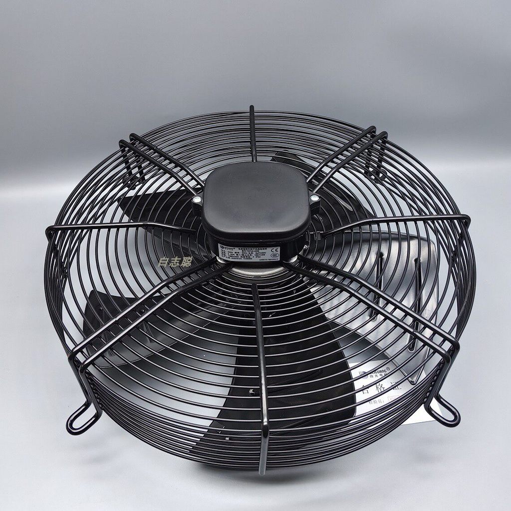มอเตอร์พัดลมแกน YWF4E-400S ตราเว่ยกวง โรเตอร์ภายนอก พร้อมกล่อง接线 ใช้ในห้องเย็นและห้องอบแห้ง
