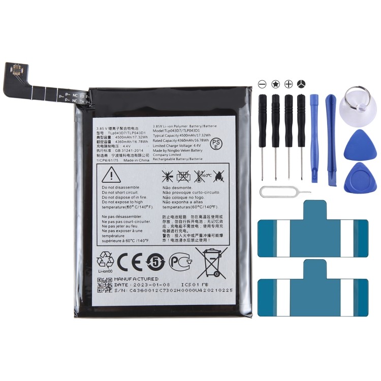 สําหรับ TCL 10 Pro T799B T799H 4500mAh แบตเตอรี่ทดแทน TLp043D7 TLp043D1