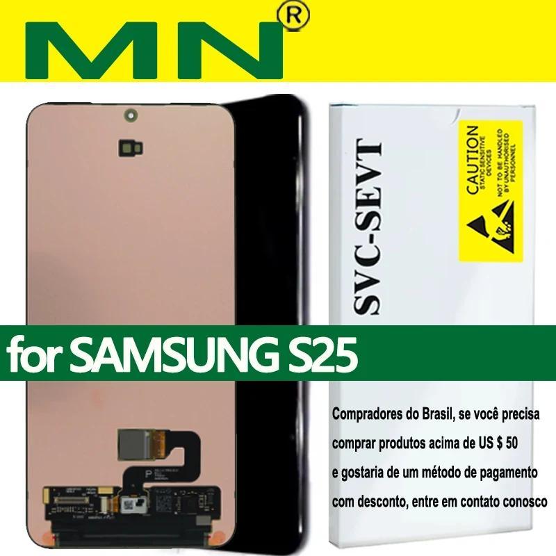 6.2 120Hz แบบไดนามิก LTPO AMOLED 2X สําหรับ Samsung S25 5G LCD S931B S931B/DS S931U S931E S931W จอแส
