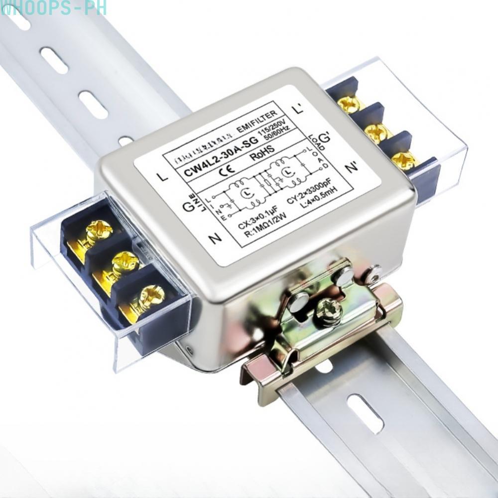 Single-Phase สําหรับ Bipolar Filter สําหรับ EMI SuppressionAC 220V พาวเวอร์ซัพพลายกรอง