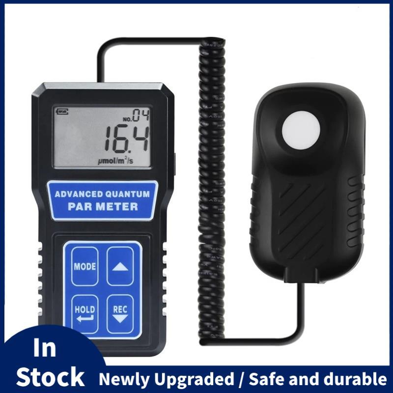 PAR Meter เครื่องทดสอบแสง PPFD photoynthesis Quantum Meter 400-700nm ความยาวคลื่น W/โหมดเซ็นเซอร์ LC