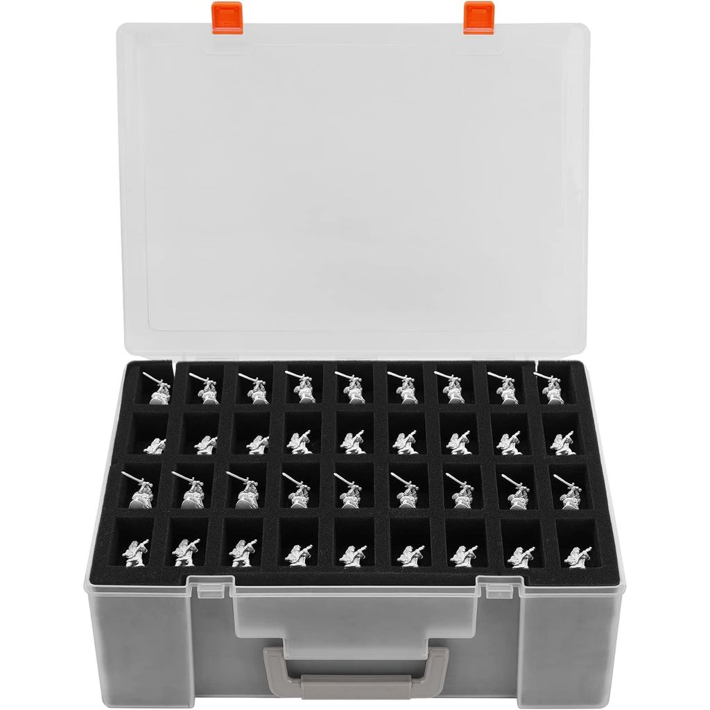 กระเป๋าใส่ตุ๊กตา Minature 108 Slot เข้ากันได้กับ Warhammer 40k, Dungeons & มังกรและอื่นๆ 3VDM