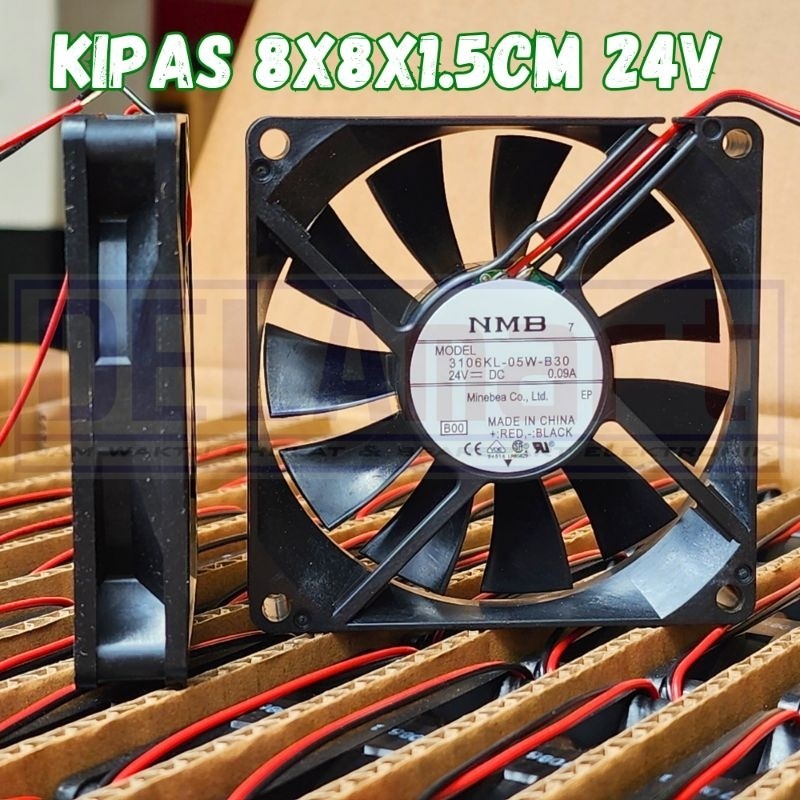 QUALITY 24V 8CM DC FAN 24V DC FAN สินค้าใหม่ PICTURED