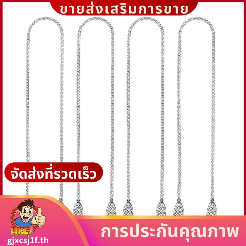 ห่วงโซ่ผ้าเช็ดปากผู้ถือผ้าเช็ดปากคลิปโซ่ยืดหยุ่นเชือกเส้นเล็กสายคล้องคอสําหรับอาวุโสผู้ใหญ่อายุเด็ก.