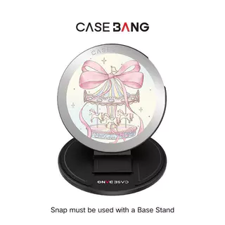 Casebang Magnetic Wish Bow Series ขาตั้งโทรศัพท์, การออกแบบทรายดูด, เข้ากันได้แม่เหล็ก, โครงสร้างที่ถอดออกได้แม่เหล็ก