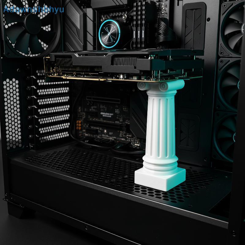 Adhyu 3D พิมพ์คอลัมน์โรมัน GPU รองรับขาตั้งปรับความสูง Anti-Drop ทนทาน Braet สําหรับ Professional PC