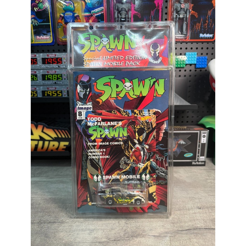 [คลังสินค้าพร้อม] Hot Wheels Hot Wheels 1: 64 Alloy Car Image Spawn Regeneration Man Comic Bundle Li