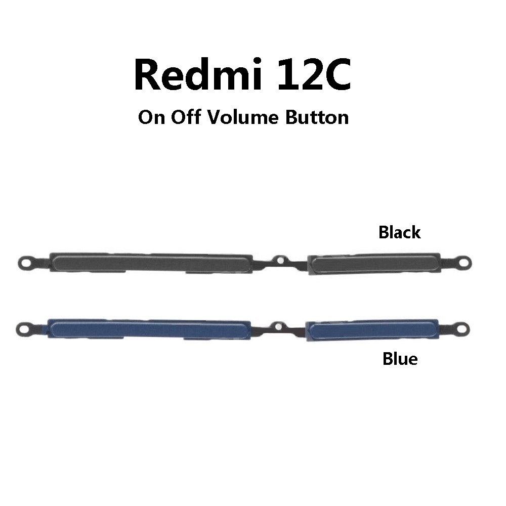 XM Redmi 12C / Redmi12C ( 22120RN86G, 22120RN86I ) เปิดปิด + Volume Up Down ปุ่มด้านข้างสวิตช์คีย์สํ