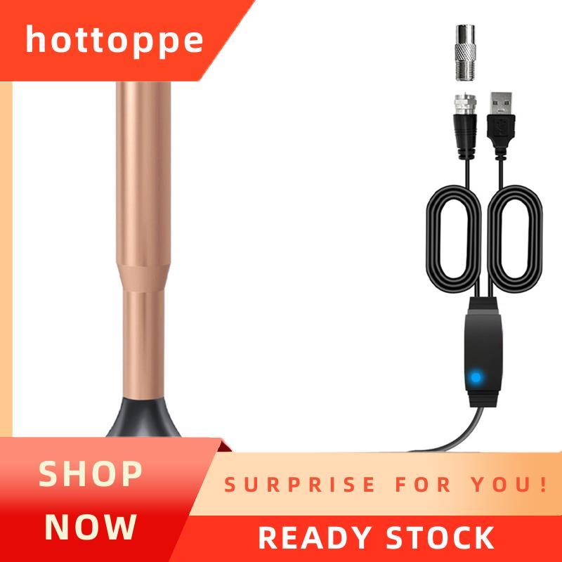 hottoppeLuxury Gold 4K High-End Digital TV Antenna Receiver ในร่ม/กลางแจ้ง Enhanced HDTV High-Defini