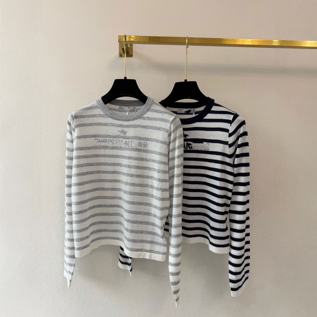 W5VX C/D. 26 ลายรอบคอถักแขนยาวเสื้อผ้าผู้หญิงฤดูใบไม้ร่วงสไตล์ Simple All-Match