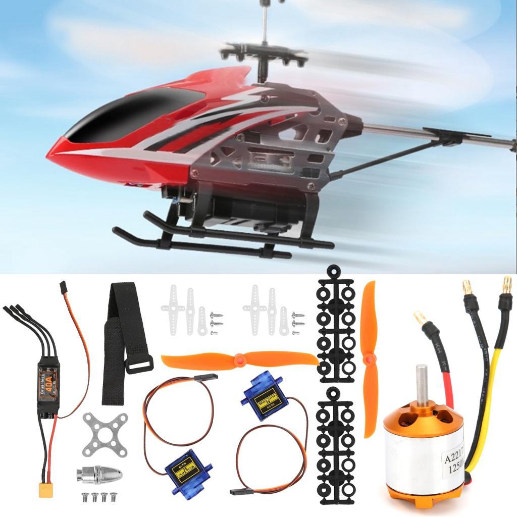 ERYUE RC เฮลิคอปเตอร์ชุดอัพเกรดที่มีประสิทธิภาพ 2217 KV1250 มอเตอร์ + 8060 ใบพัดสำหรับ Enhanced Perf