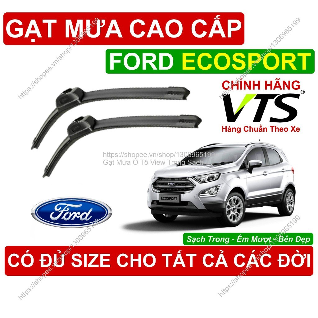 VTS A8 ที่ปัดน้ําฝนสําหรับ Ford Ecosport, ที่ปัดน้ําฝน Ford Ecosport คู่, ทุกขนาดสําหรับรุ่น Ford Ec