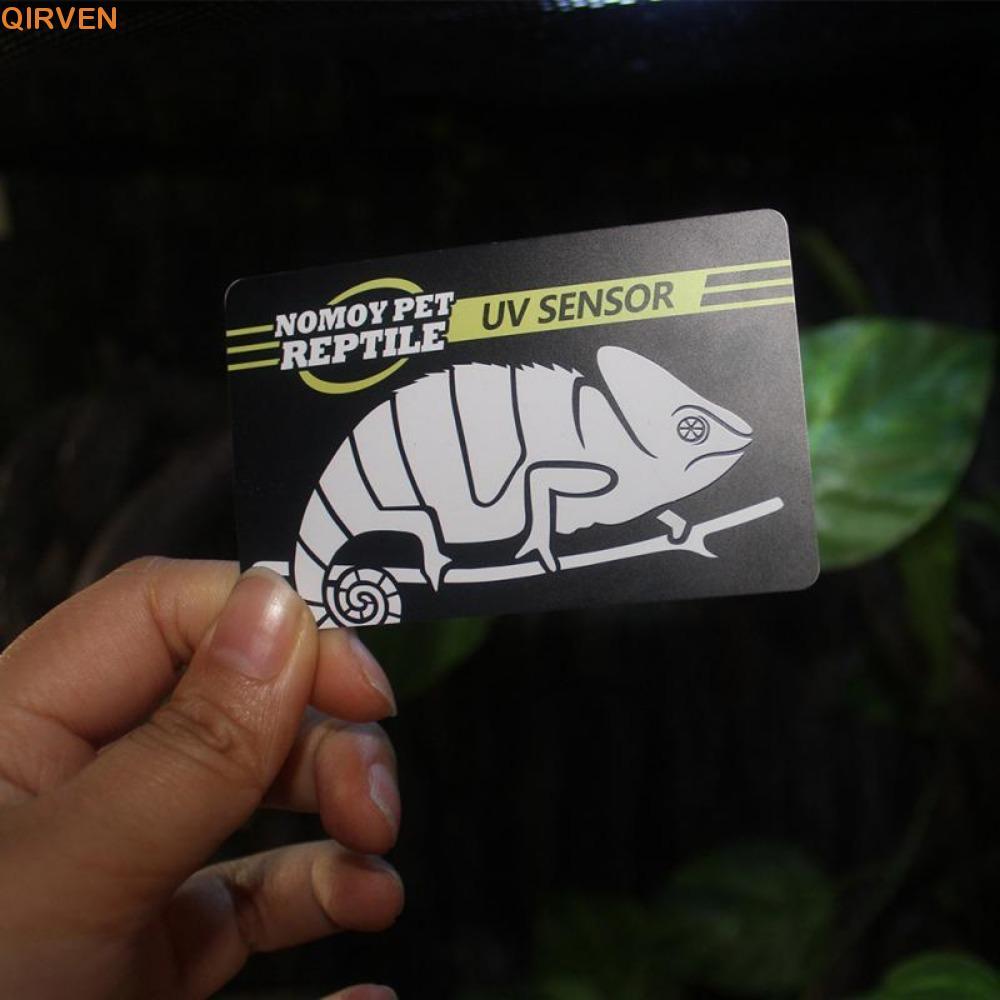 QIRVEN UVB Test Card Reusable PVC 2023 ทนทานแบบพกพาโคมไฟ Life Tester Meter