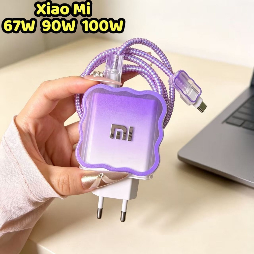 Xiaomi 67W/90W/100W เข้ากันได้กับตัวป้องกันสายเคเบิลข้อมูล Xiaomi series ทุกประเภท-2