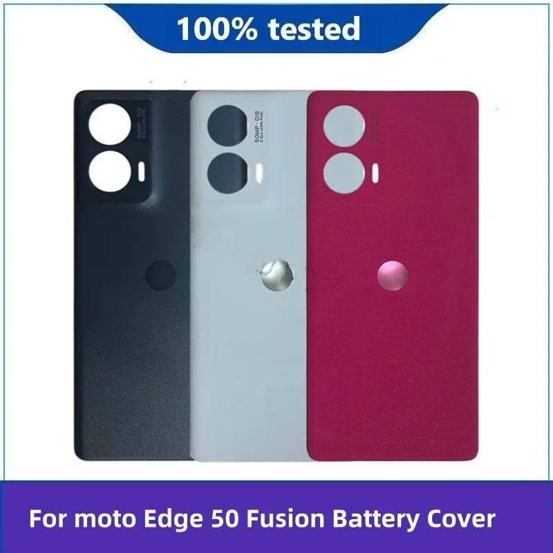 ใหม่ 6.7 "สําหรับ Motorola Edge 50 Fusion ฝาหลังแบตเตอรี่กรณีชิ้นส่วนด้านหลังสําหรับ Moto Edge 50 Fu