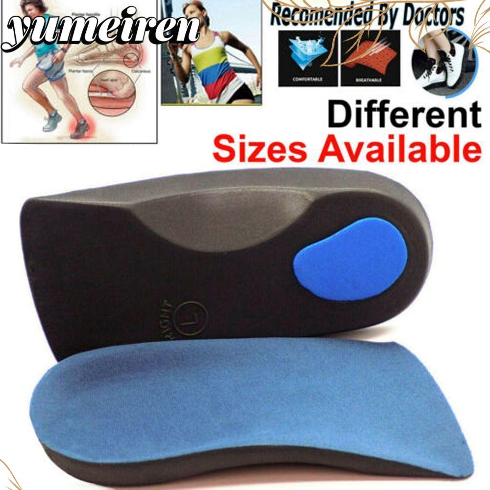 YUMEIREN รองเท้าแทรกน้ําหนักเบา Plantar Fasciitis Fallen Arches Over Pronation 3/4 พื้นรองเท้า